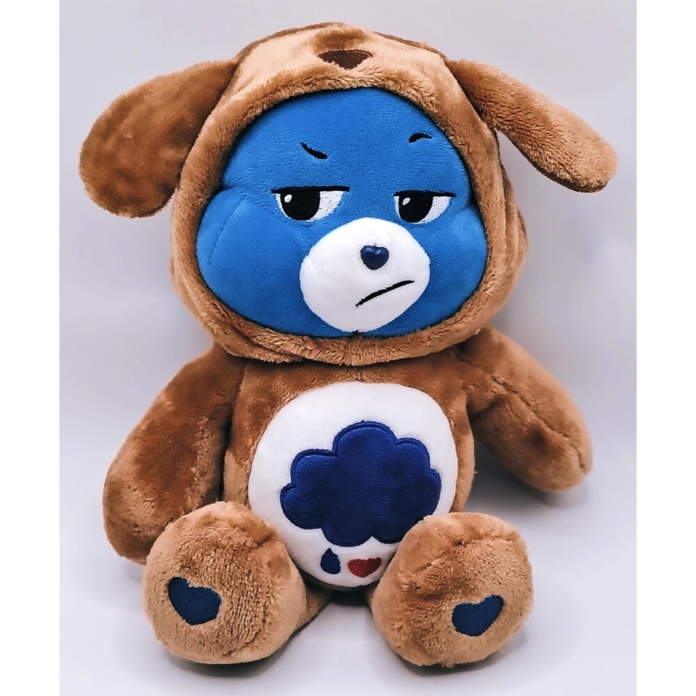 Care Bears Hoodie Friends GRUMPY BEAR Plush 2021 Puppy Dog Suit Rain Cloud 12"